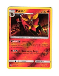 Pyroar Reverse Holo Rare 19/131 Forbidden Light Pokemon