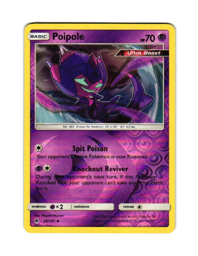 Poipole Reverse Holo Uncommon 55/131 Forbidden Light Pokemon