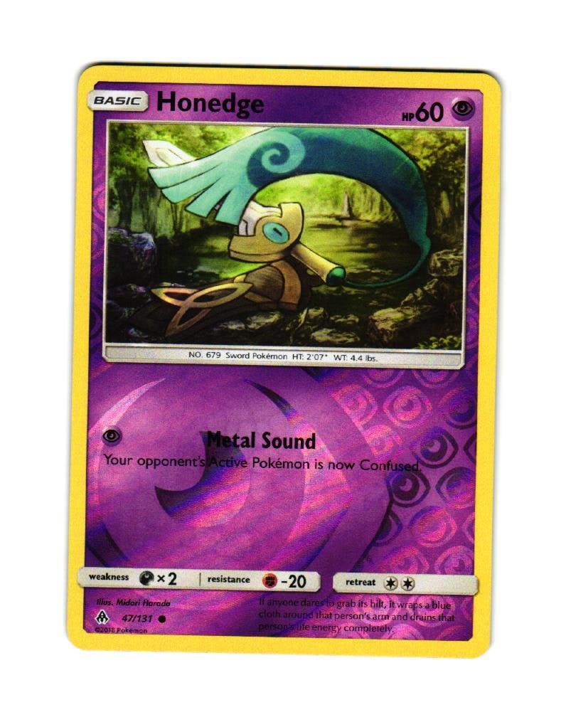 Honedge Reverse Holo Common 47/131 Forbidden Light Pokemon