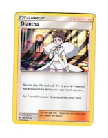 Diantha Holo Rare 105/131 Forbidden Light Pokemon