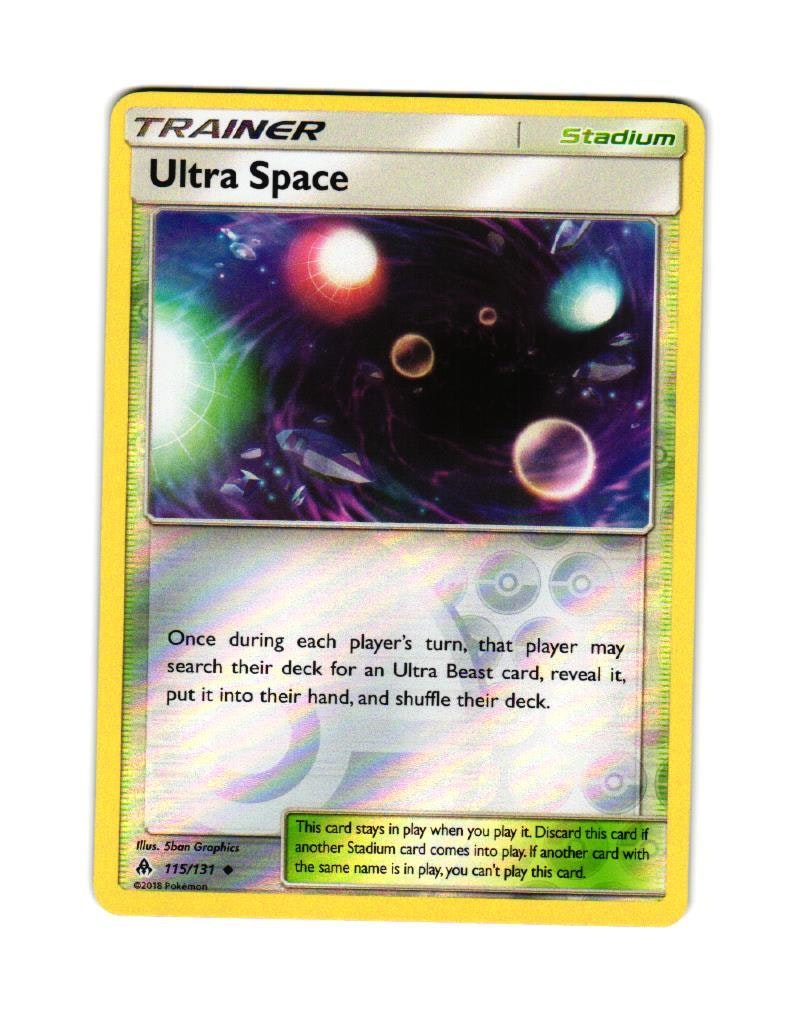 Ultra Space Reverse Holo Uncommon 115/131 Forbidden Light Pokemon