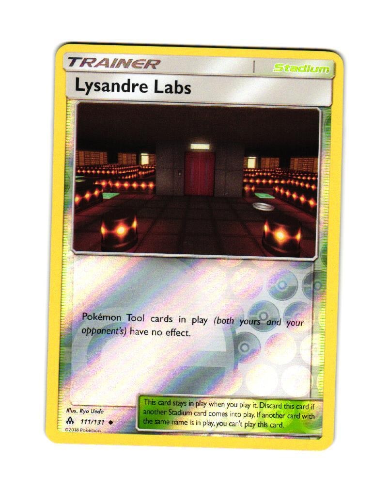 Lysandre Labs Reverse Holo Uncommon 111/131 Forbidden Light Pokemon