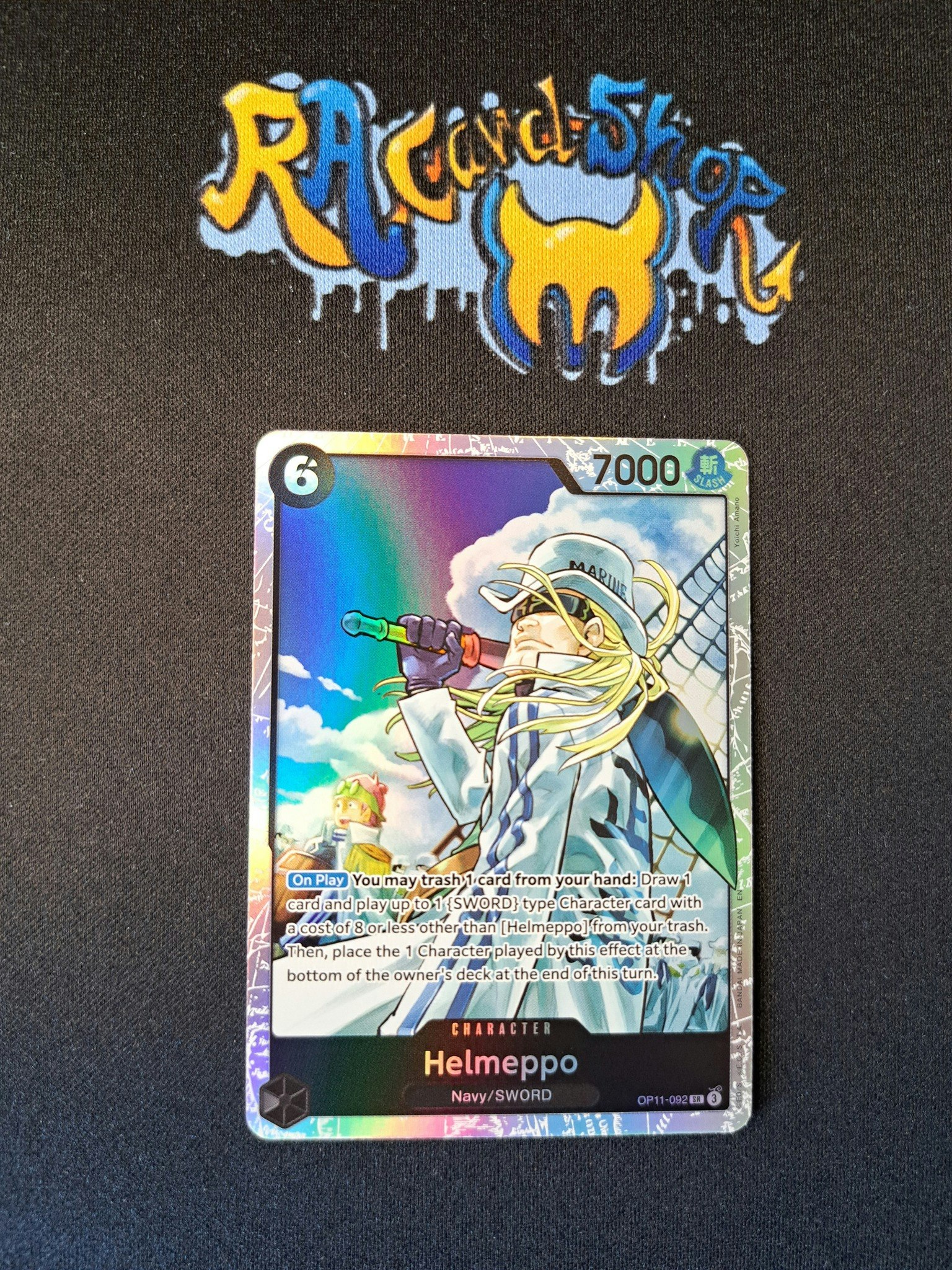 Helmeppo Super Rare OP11-092 A Fist of Divine Speed One Piece Card Game