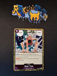 Gear Two Rare OP11-080 A Fist of Divine Speed One Piece Card Game