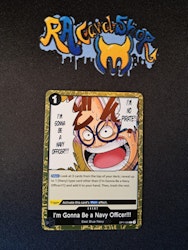 Im Gonna Be A Navy Officer!!! Rare OP11-099 A Fist of Divine Speed One Piece Card Game