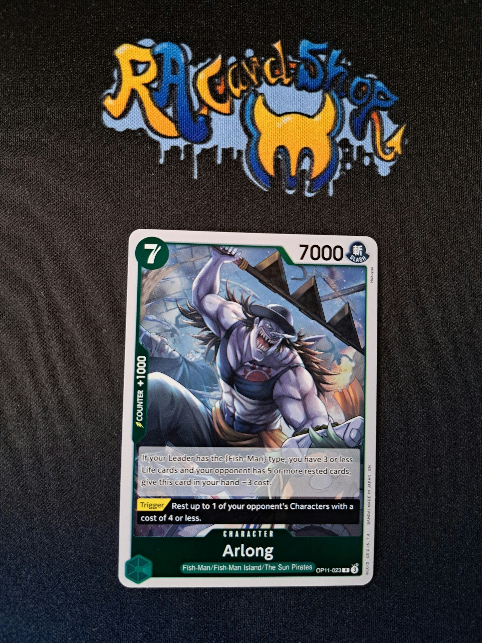 Arlong Rare OP11-023 A Fist of Divine Speed One Piece Card Game