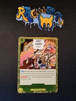 Gum-Gum Fire-Fist Pistol Red Hawk Rare OP11-114 A Fist of Divine Speed One Piece Card Game