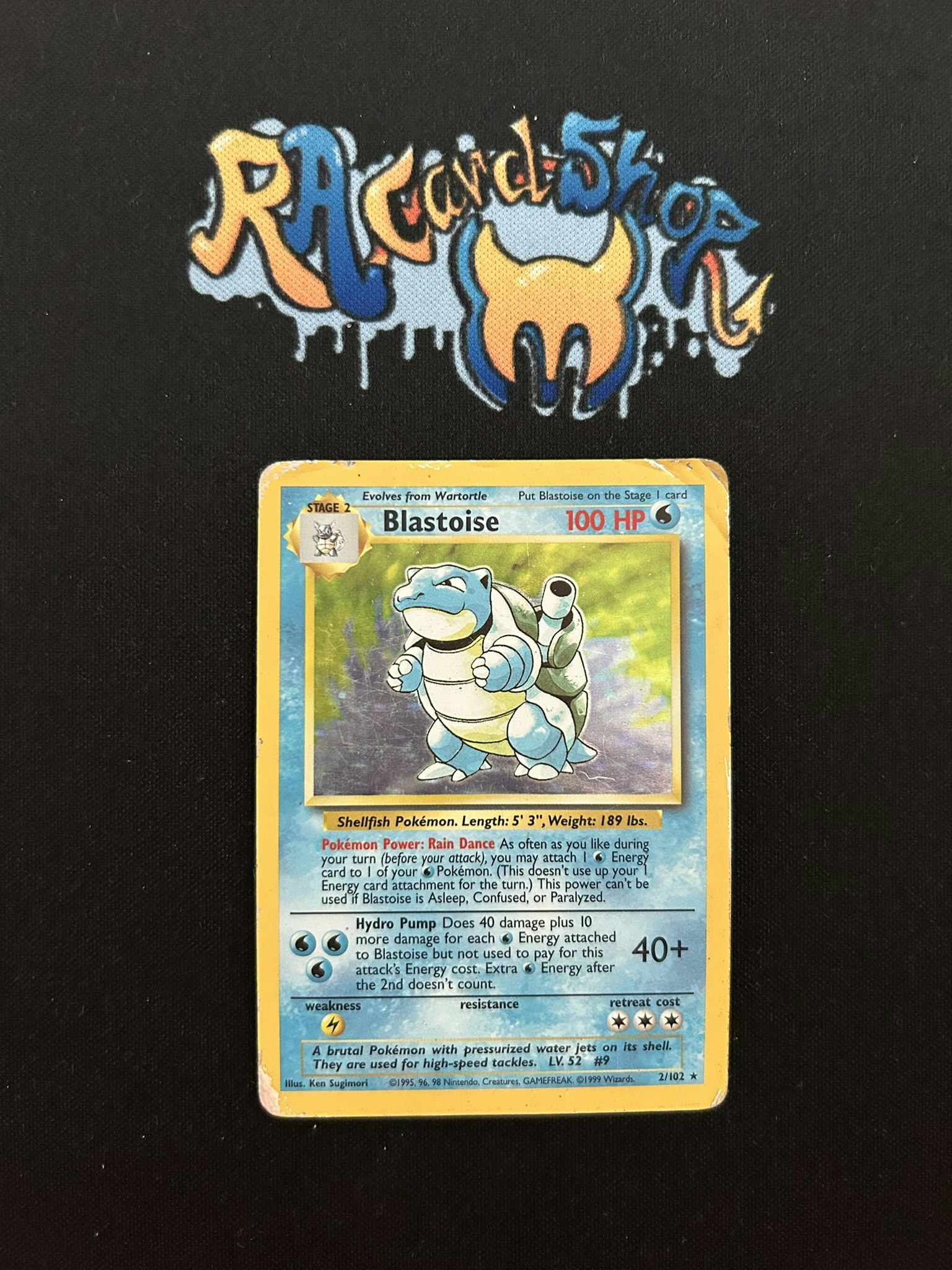 Blastoise Holo Rare 2/102 Base Set Pokemon