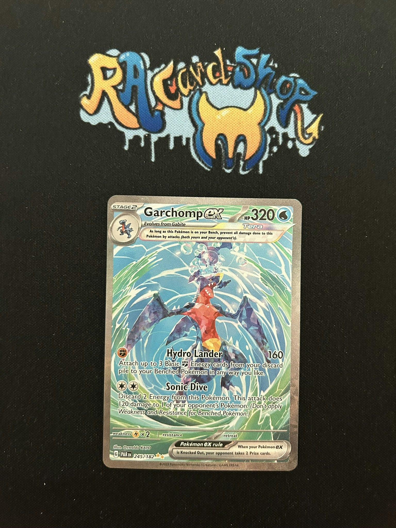 Garchomp Special Illustration Rare 245/182 Paradox Rift Pokemon