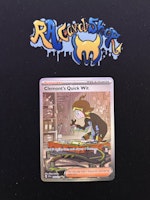 Clemonts Quick Wit Special Illustration Rare 243/191 Surging Sparks Pokemon
