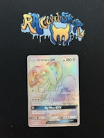 Drampa Rainbow Rare 160/145 Guardians Rising Pokemon