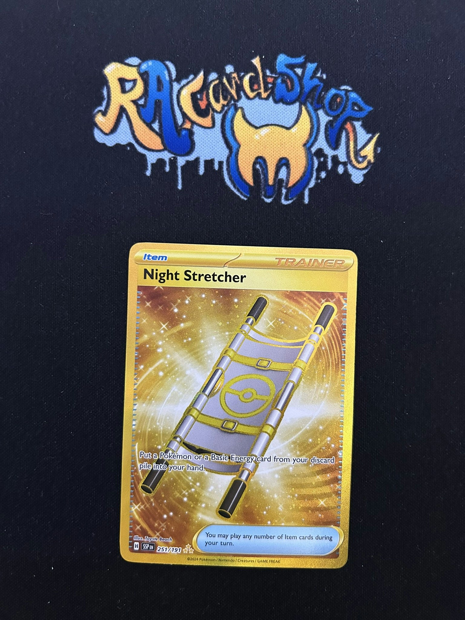 Night Stretcher Secret Rare 251/191 Surging Sparks Pokemon