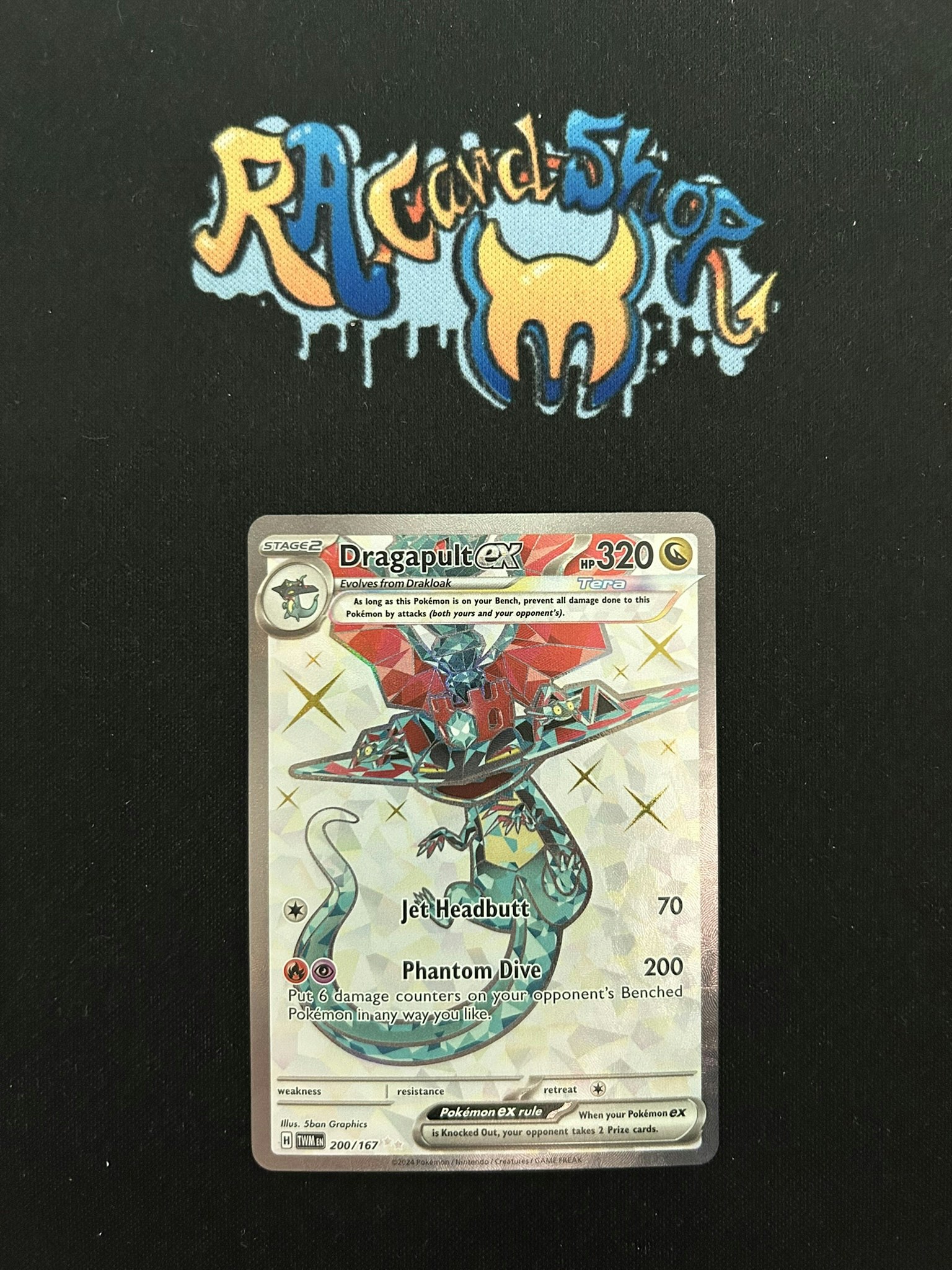 Dragapult ex Ultra Rare 200/167 Twilight Masquerade Pokemon