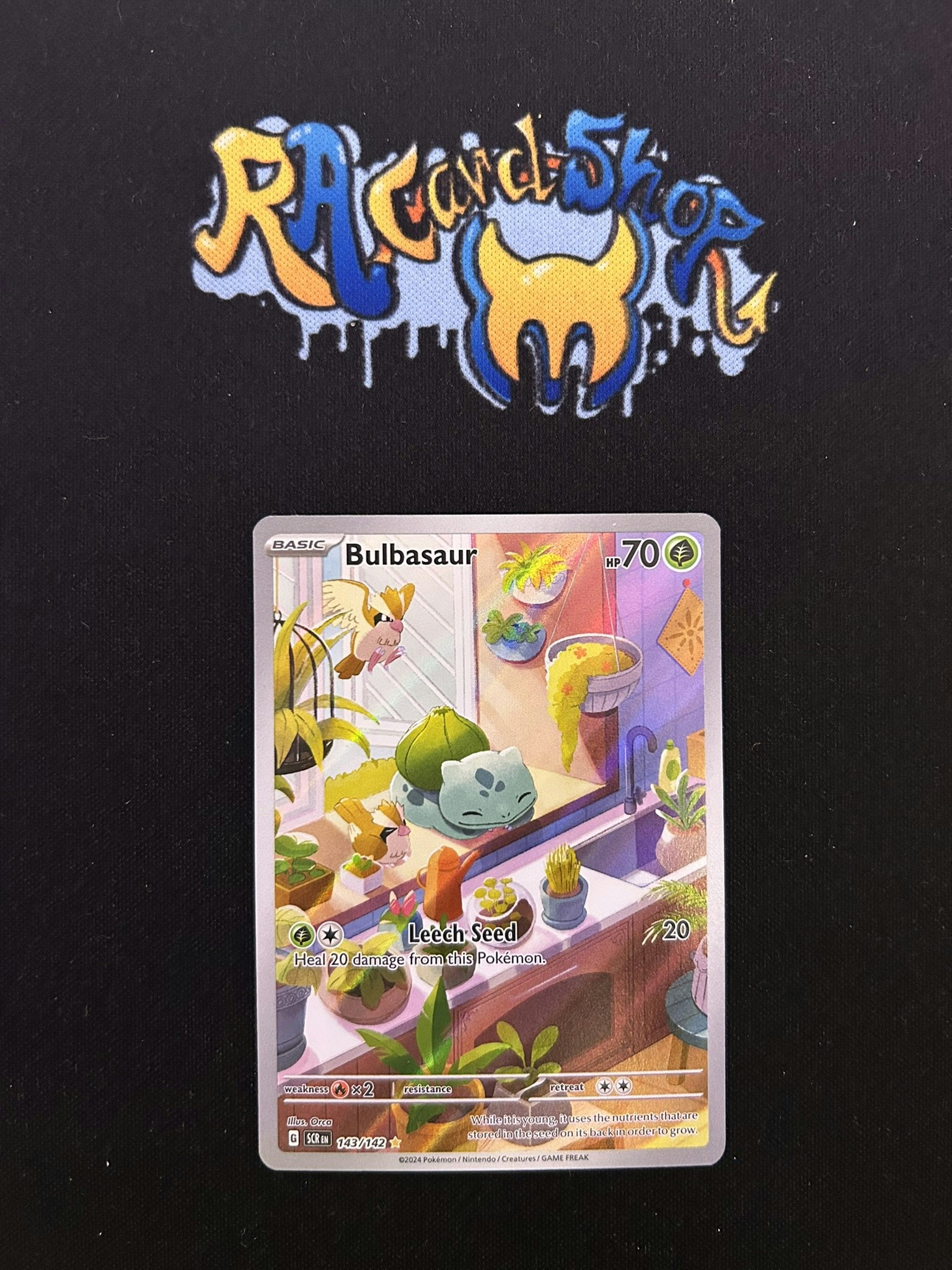 Bulbasaur Illustration Rare 143/142 Stellar Crown Pokemon