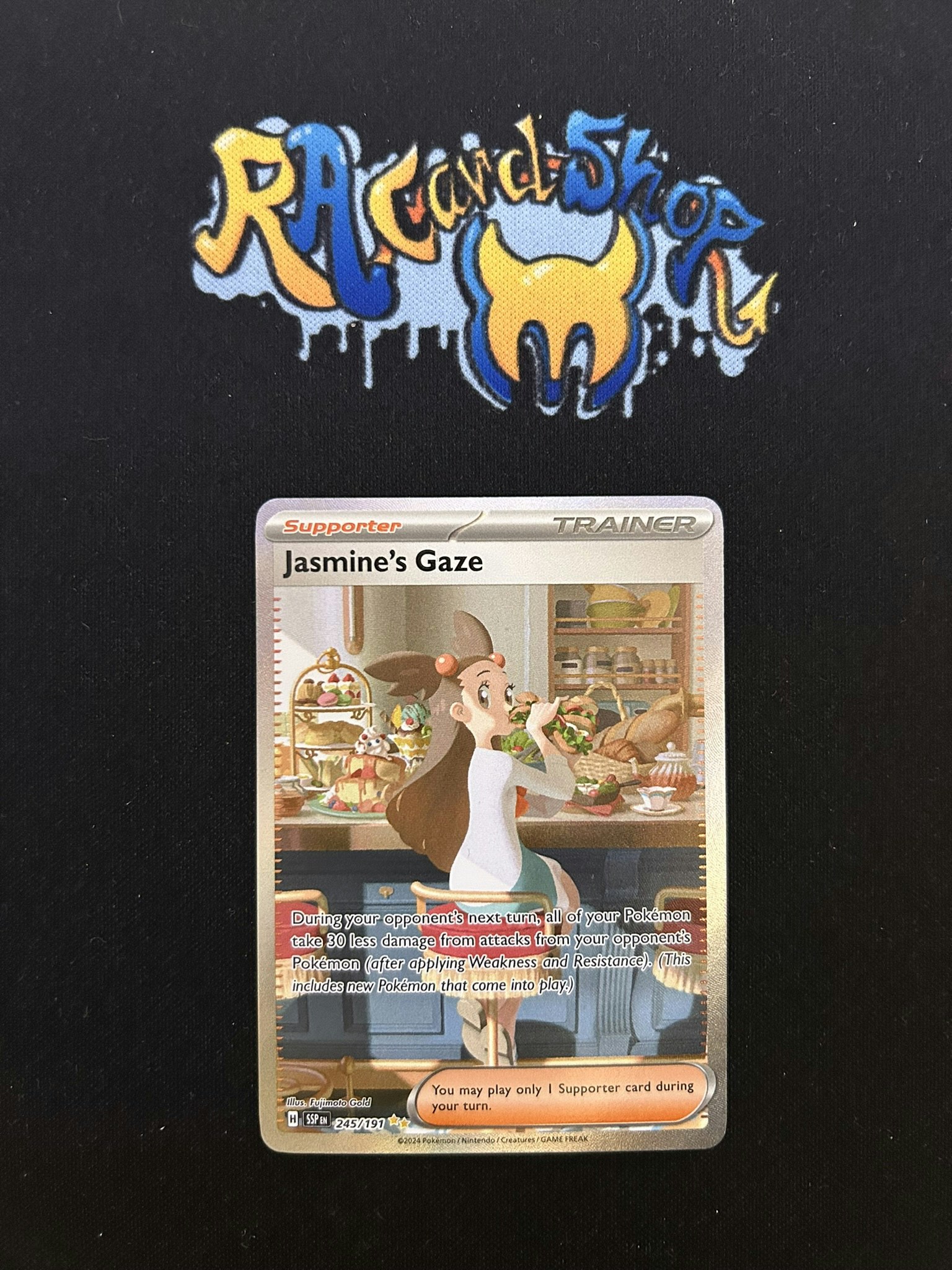 Jasmines Gaze Special Illustration Rare 245/191 Surging Sparks Pokemon