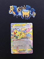 Pikachu ex Double Rare 057/191 Skadat Hörn Surging Sparks Pokemon
