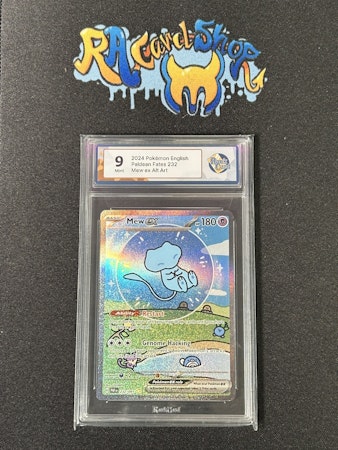 Mew ex 232 Paldean Fates Pokemon Graded Card 9 RaukCard
