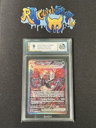 Charizard ex 234 Paldean Fates Pokemon Graded Card 9 RaukCard