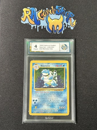 Blastoise 002 Base Set Pokemon Graded Card 4 RaukCard