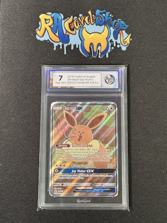 Eeveee GX SM233 SM Black Star Promo Pokemon Graded Card 7 RaukCard