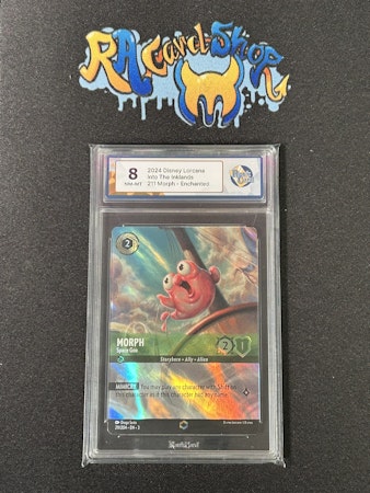 Morph 211 Into The Inklands Disney Lorcana Graded Card 8 RaukCard