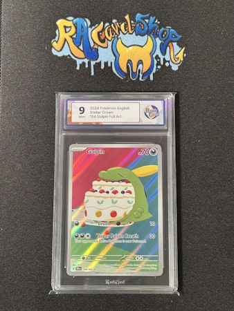 Gulpin 154 Stellar Crown Pokemon Graded Card 9 RaukCard