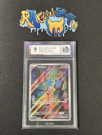 Bronzor 170 Temporal Forces Pokemon Graded Card 9 RaukCard