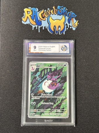 Arbok 176 Temporal Forces Pokemon Graded Card 9 RaukCard