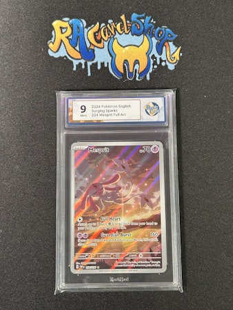 Mesprit 204 Surging Sparks Pokemon Graded Card 9 RaukCard