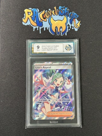 Lisias Appeal 234 Surging Sparks Pokemon Graded Card 9 RaukCard