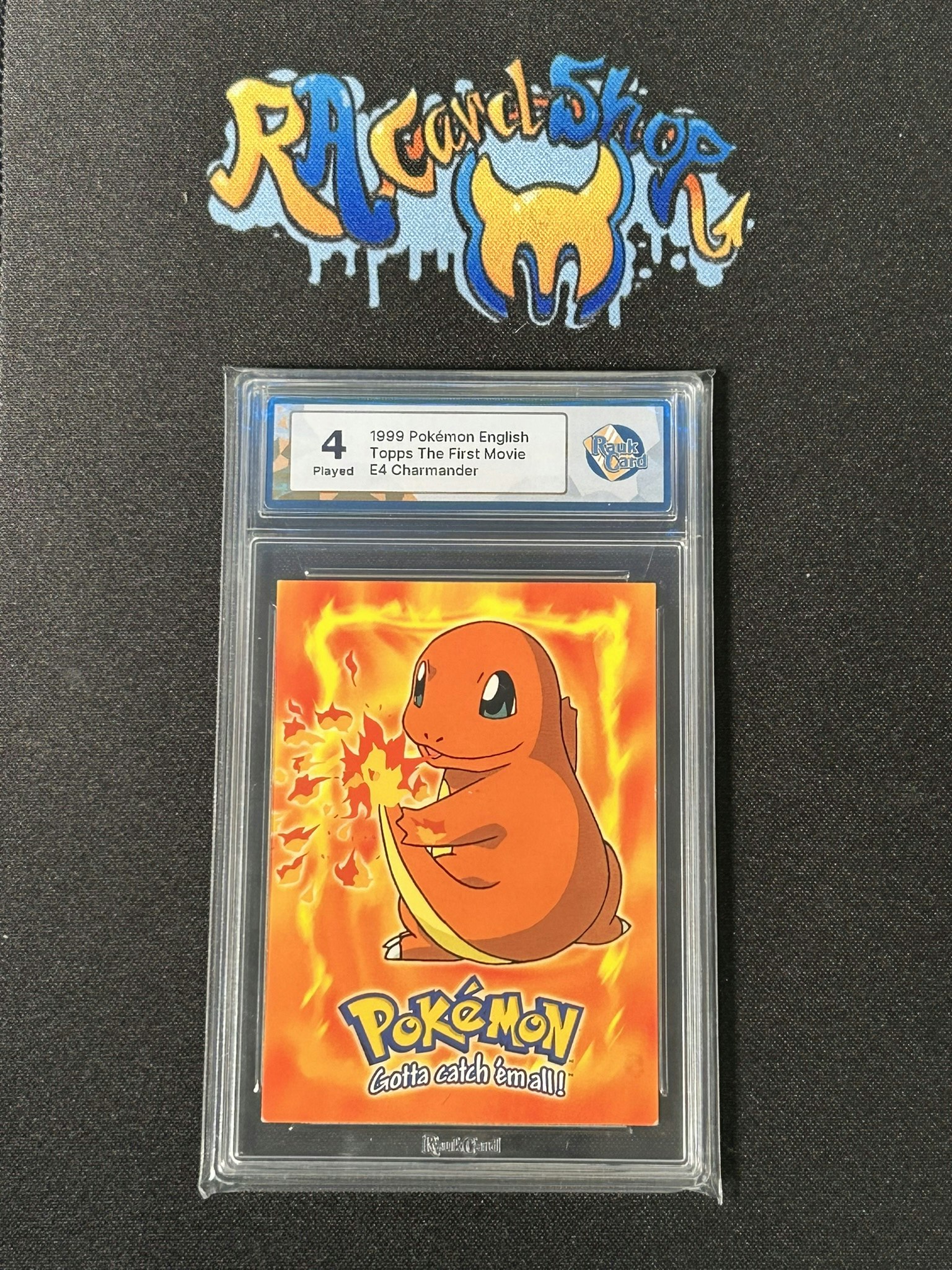 Charmander E4 Topps The First Movie Pokemon Graded Card 4 RaukCard