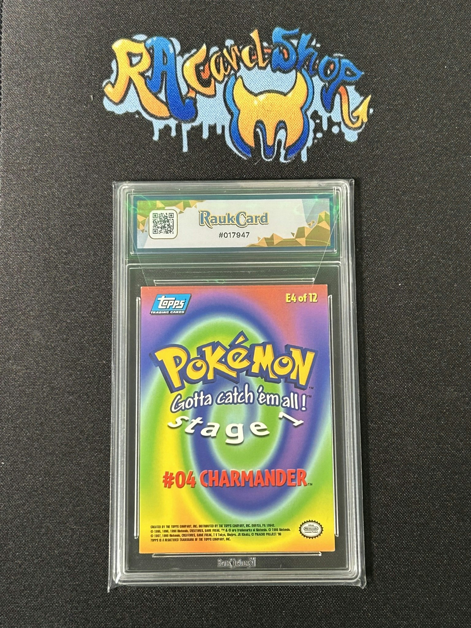 Charmander E4 Topps The First Movie Pokemon Graded Card 4 RaukCard