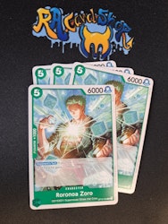 Roronoa Zoro Common Playset OP10-038 Royal Blood One Piece Card Game TCG CCG