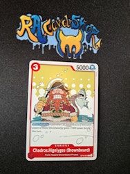 Chadros.Higelyges (Brownbeard) Common OP10-010 Royal Blood One Piece Card Game TCG CCG