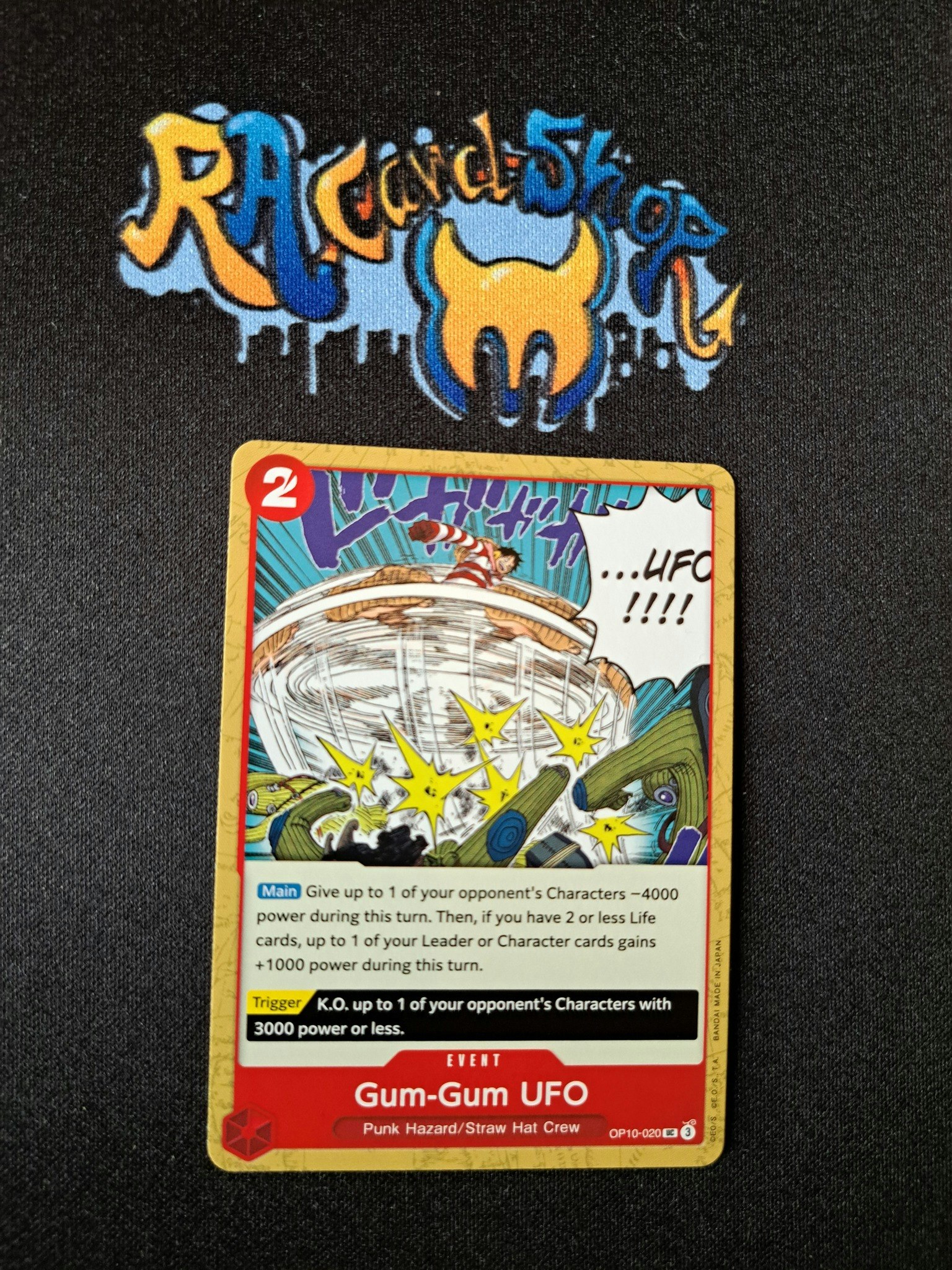 Gum-Gum UFO Uncommon OP10-020 Royal Blood One Piece Card Game TCG CCG