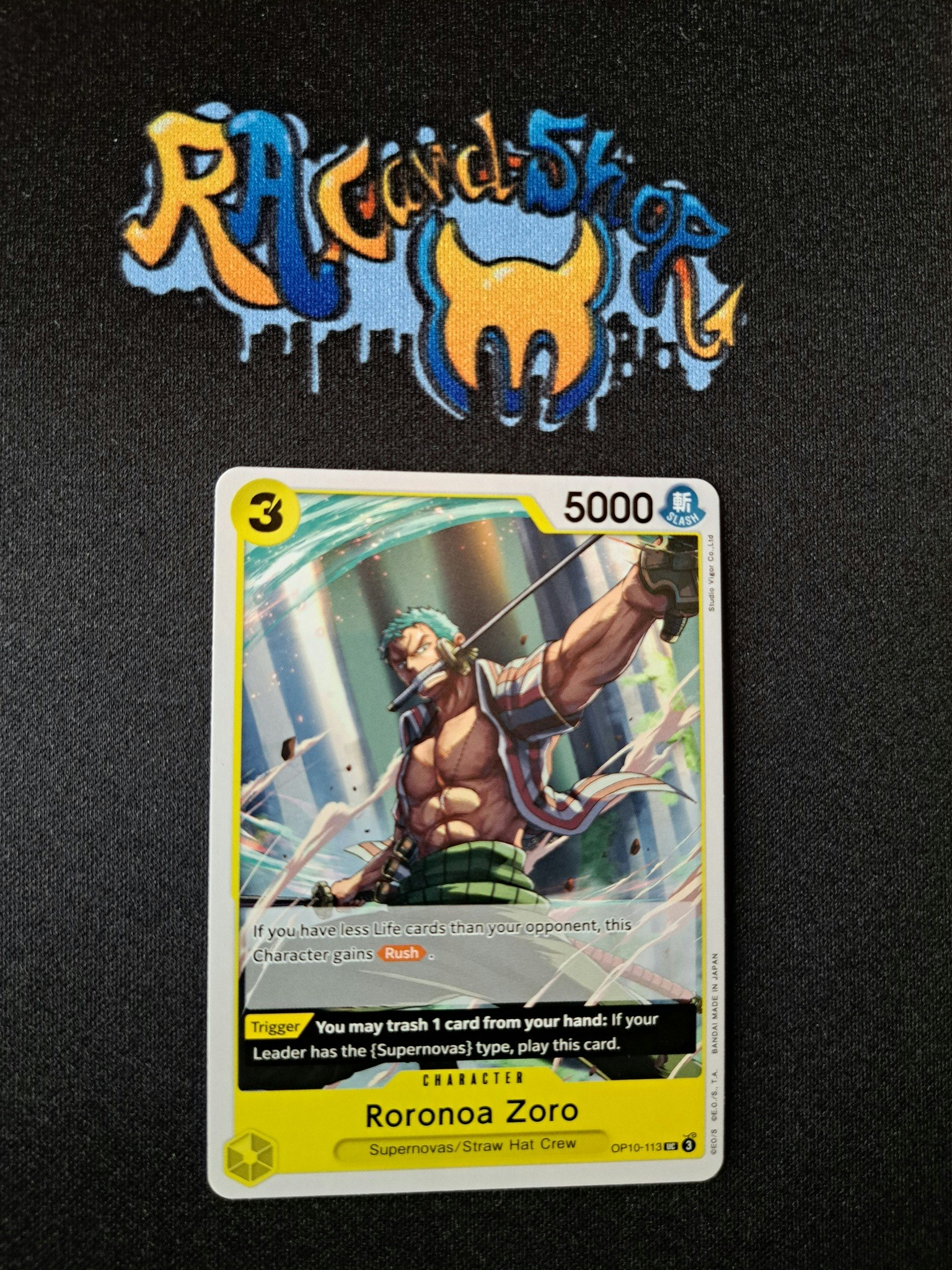 Roronoa Zoro Uncommon OP10-113 Royal Blood One Piece Card Game TCG CCG
