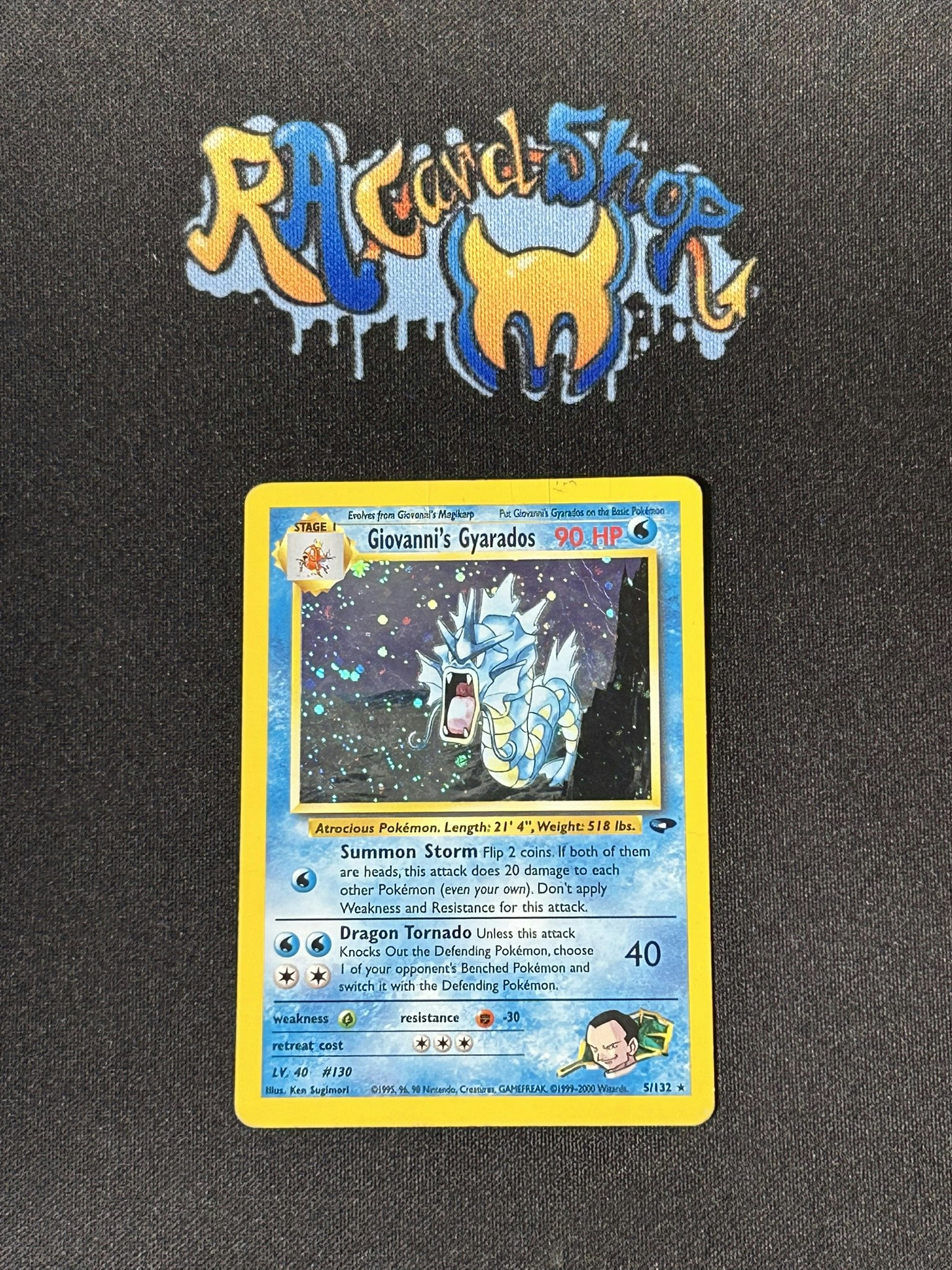 Giovannis Gyarados Holo Rare 5/132 Gym Challenge Pokemon