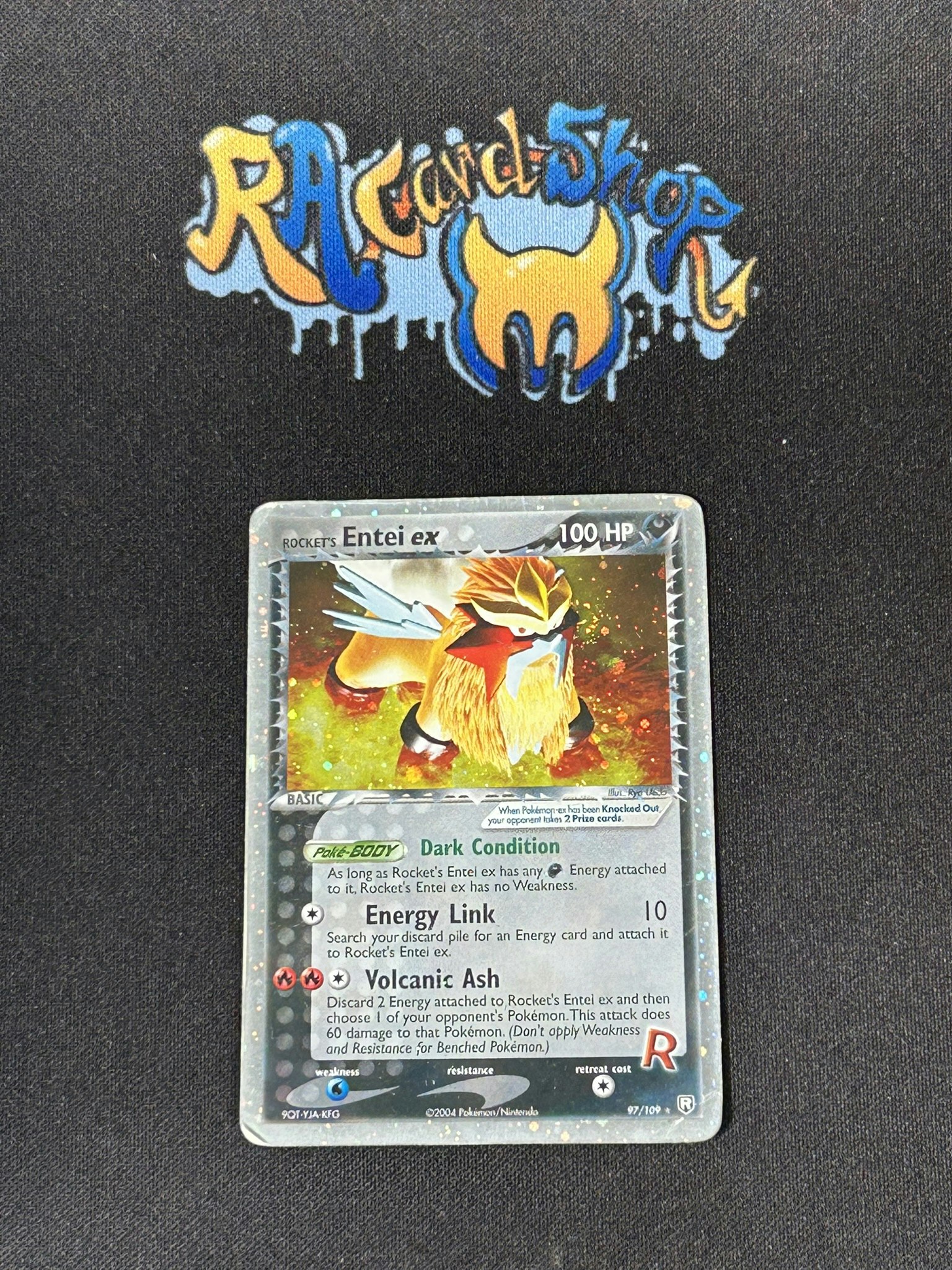 Entei Holo Rare 97/109 EX Team Rocket Returns Pokemon