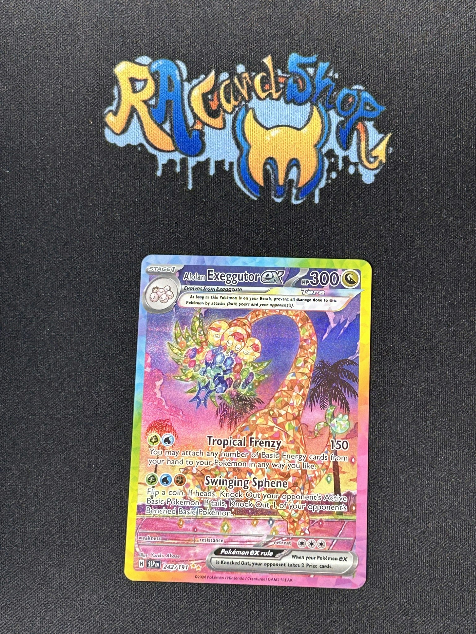 Alolan Exeggutor ex Special Illustration Rare 242/191 Surging Sparks Pokemon