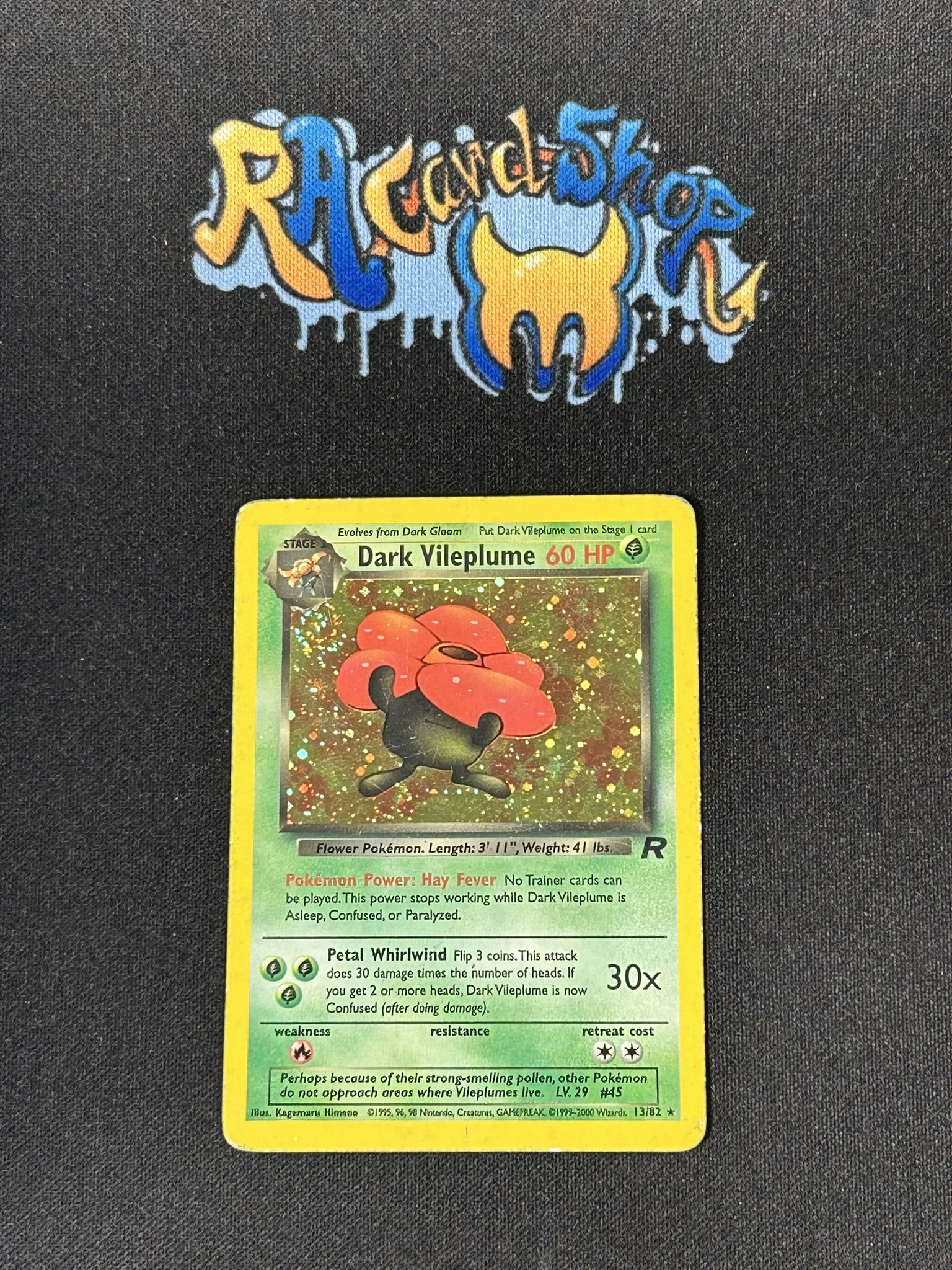 Dark Vileplume Holo Rare 13/82 Team Rocket Pokemon