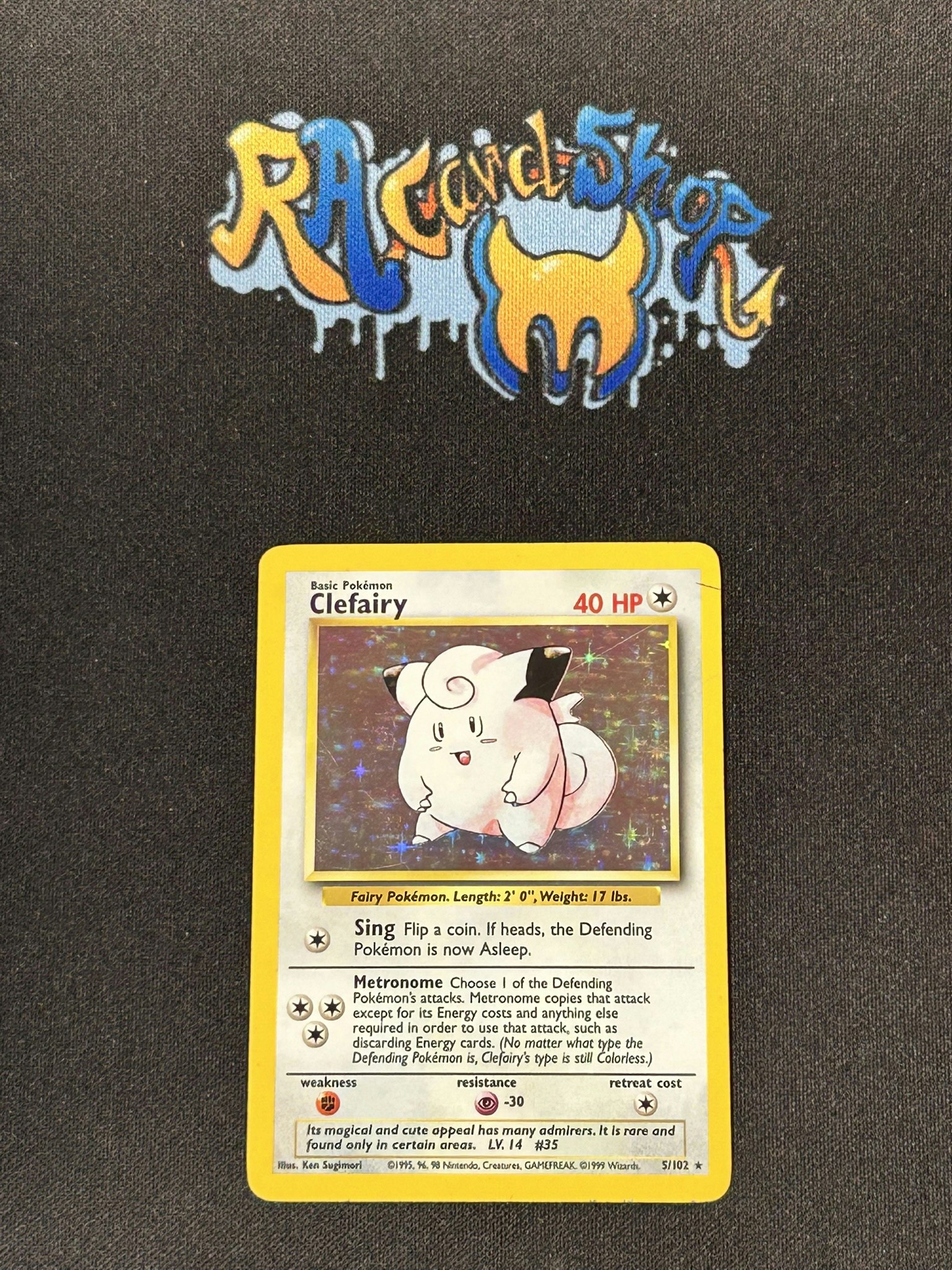 Clefairy Holo Rare 5/102 Base Set Pokemon