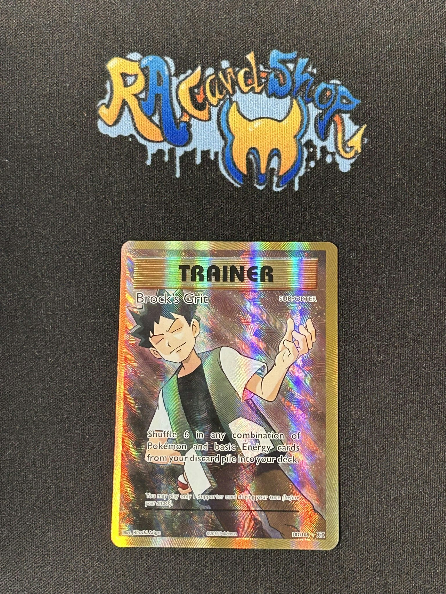 Brocks Grit Ultra Rare 107/108 Evolutions Pokemon