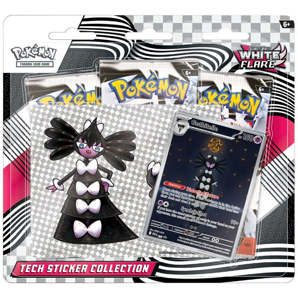 White Flare Tech Sticker Collection Pokemon