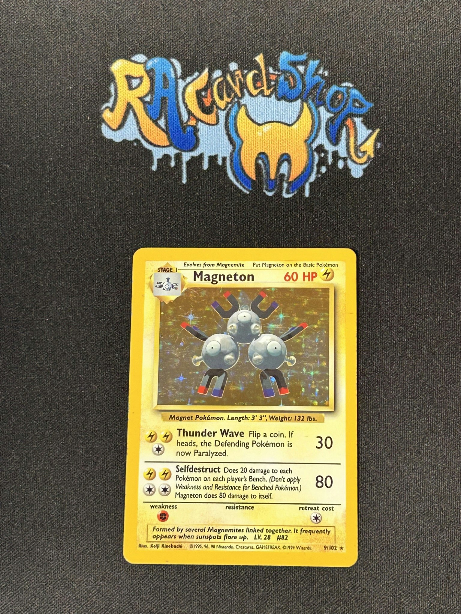 Magneton Holo Rare 9/102 Base Set Pokemon
