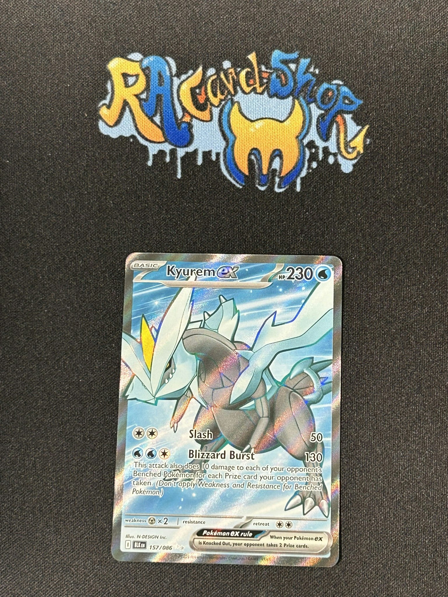 Kyurem ex Ultra Rare 157/086 Black Bolt Pokemon