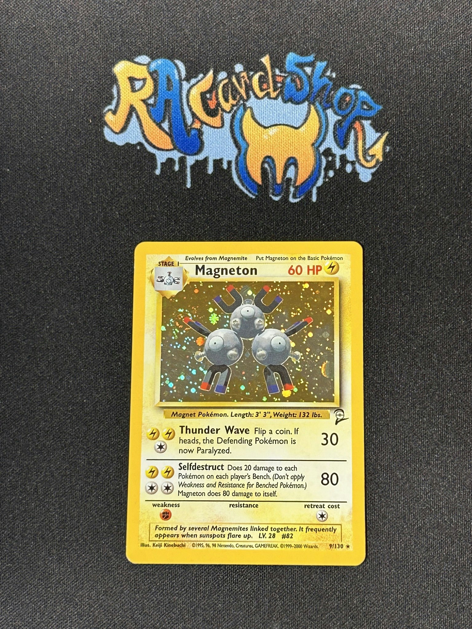 Magneton Holo Rare 9/130 Base Set 2 Pokemon