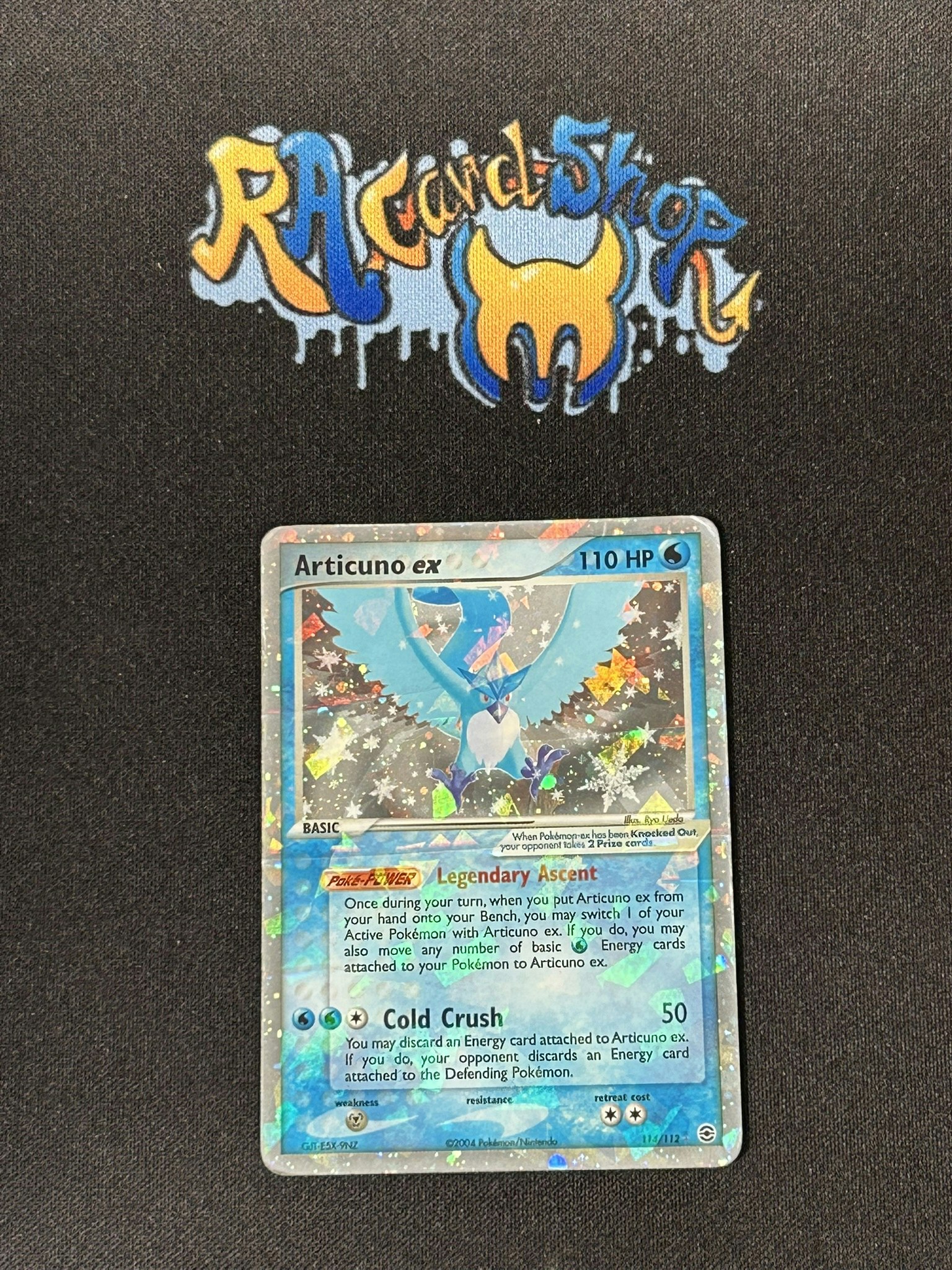 Articuno Secret Rare 114/112 EX FireRed & LeafGreen Pokemon