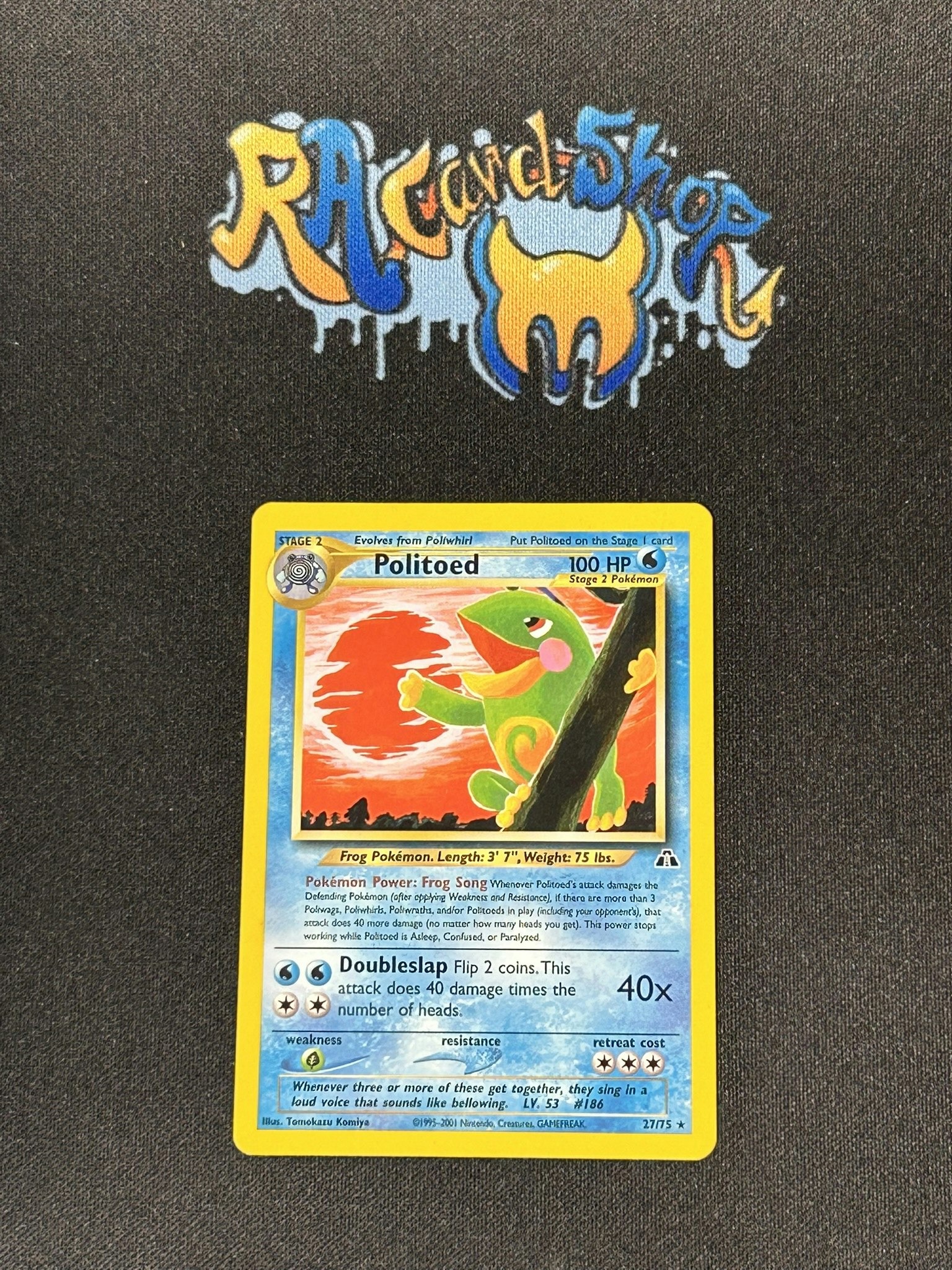Politoed Rare 27/75 Neo Discovery Pokemon