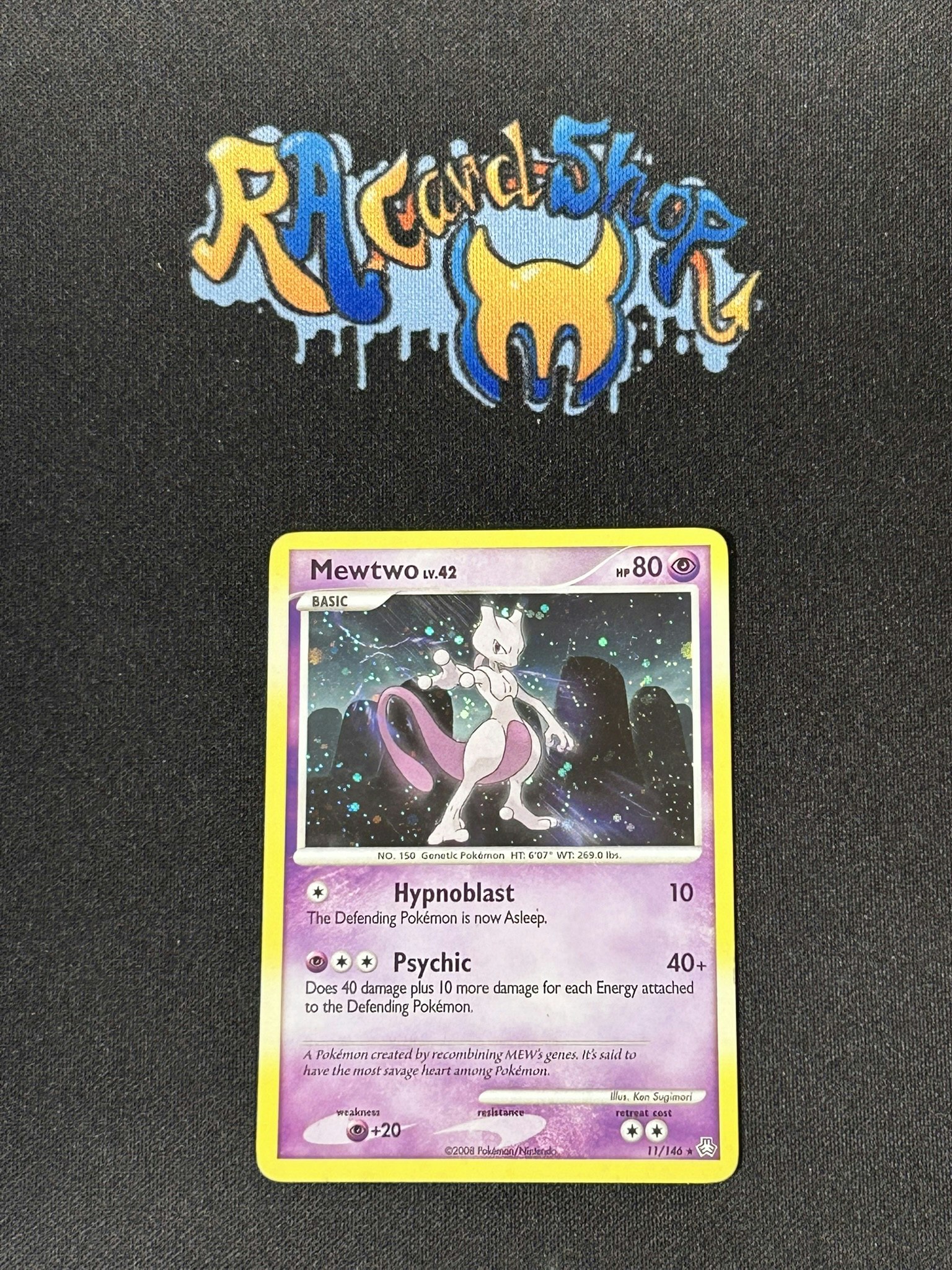 Mewtwo lv.42 Holo Rare 11/146 Legends Awakened Pokemon