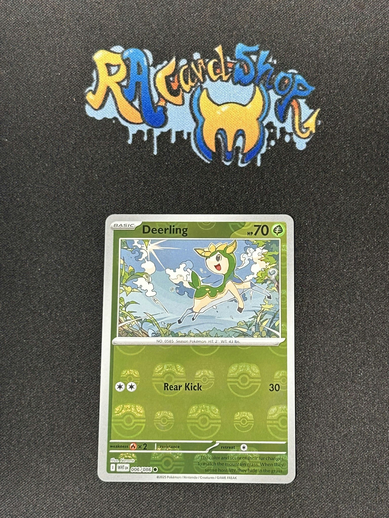 Deerling Holo Rare Master Ball 006/086 White Flare Pokemon